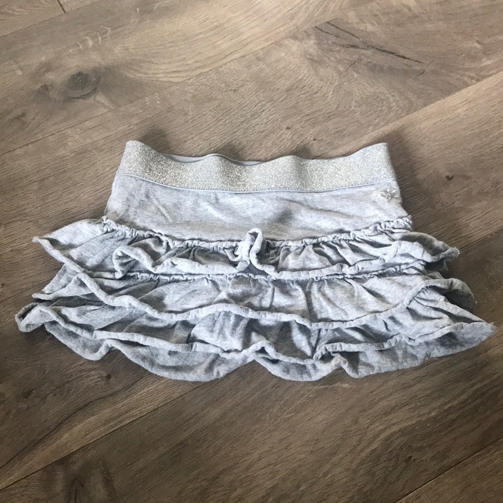 💜4/$10 3/$8 layered grey justice skirt